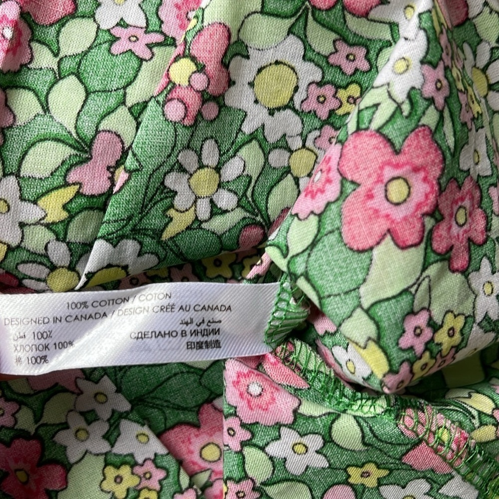 La Vie en Rose Aqua NWT Sleeveless Floral Babydoll Dress Size Small NEW - Picture 7 of 12